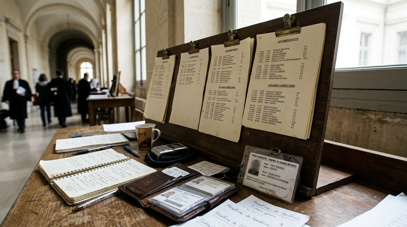 Pourquoi le calendrier de la Presse judiciaire est une ressource précieuse pour suivre les procès