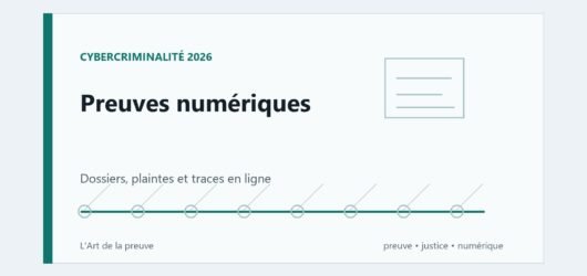 Cybercriminalité 2026 : pourquoi les preuves numériques deviennent centrales