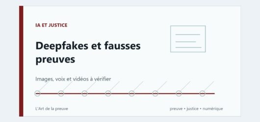 Deepfakes et fausses preuves : comment la justice peut les poursuivre