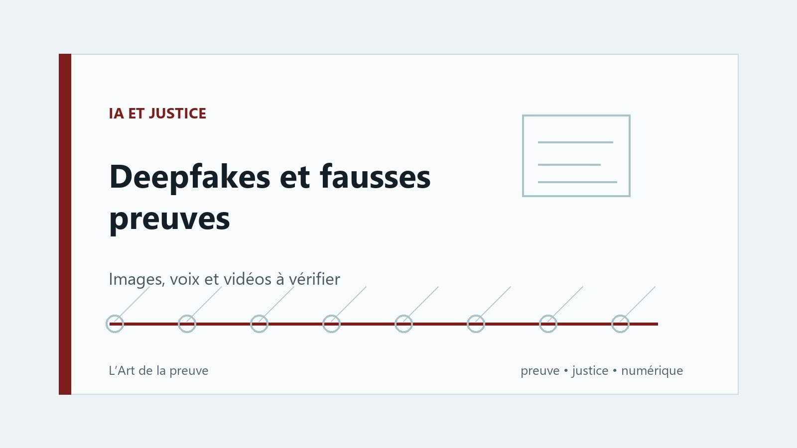 Deepfakes et fausses preuves : comment la justice peut les poursuivre