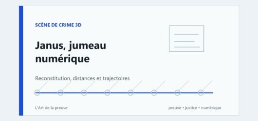 Janus : le jumeau numérique qui transforme les scènes de crime en preuve 3D