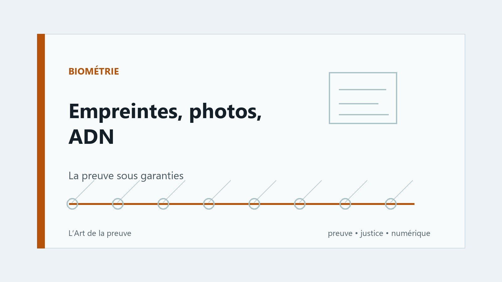 Données biométriques collectées par la police : empreintes, photos, ADN, quelles limites ?