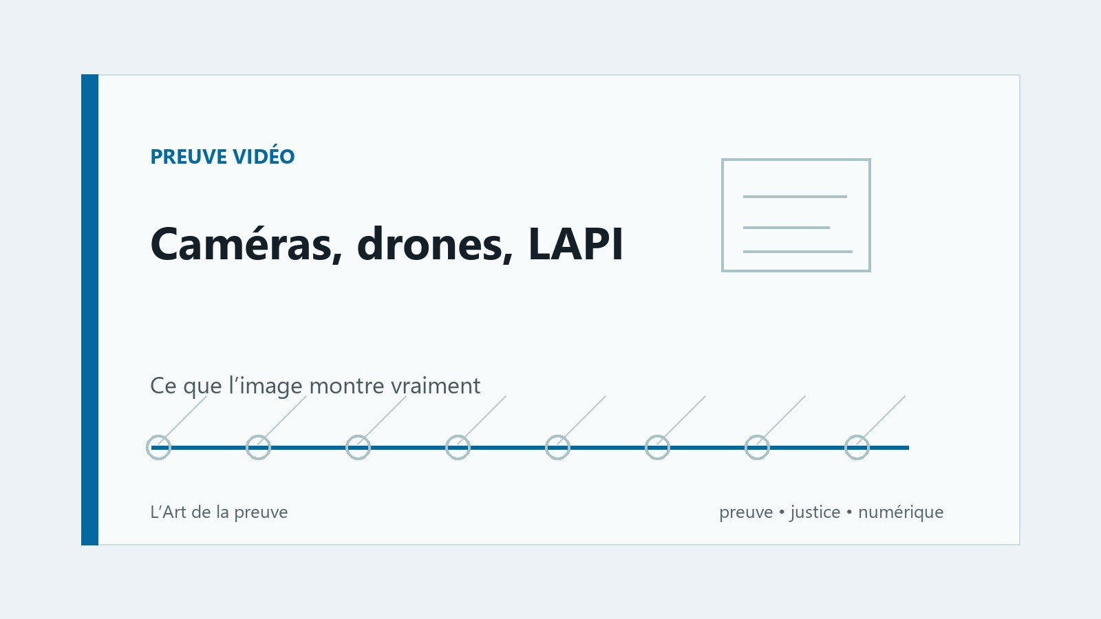 Caméras, drones, LAPI, caméras-piétons : ce que la vidéo prouve vraiment