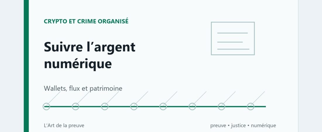Crypto, enlèvements et blanchiment : comment les enquêteurs suivent l&rsquo;argent numérique