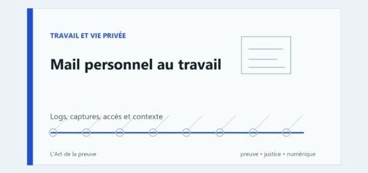 Employeur et mail personnel : comment prouver une intrusion numérique