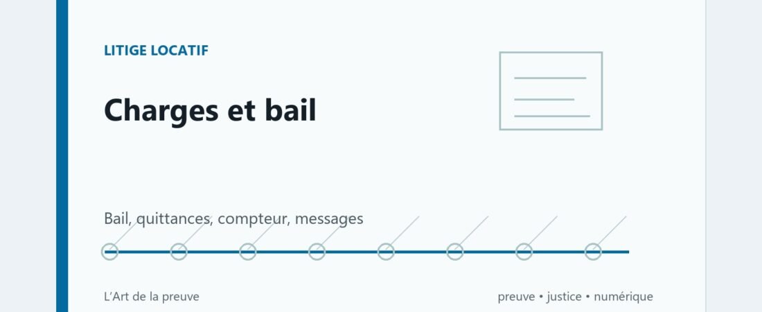 Charges, électricité, bail : comment prouver qu’un propriétaire réclame une somme non prévue