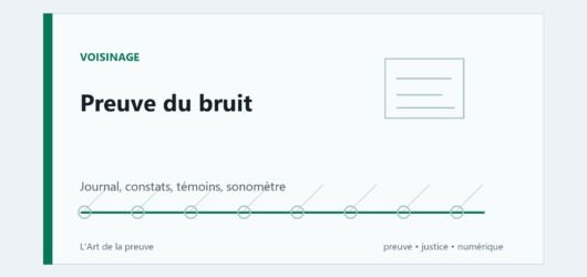 Nuisances sonores : les enregistrements audio suffisent-ils comme preuve ?