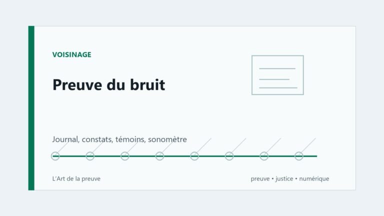 Nuisances sonores : les enregistrements audio suffisent-ils comme preuve ?