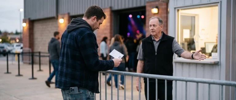 Billet de concert refusé : quelles preuves garder ?